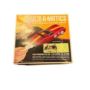 Vintage Hasbro Amaze-A-Matics Chevrolet Astrovette Car With A Brain In Box Japan